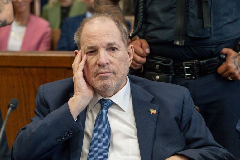 Harvey Weinstein in court