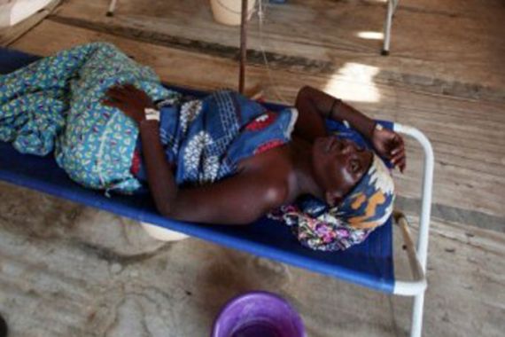 Cholera Angola patient hospital