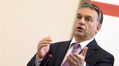 Hungarian Prime Minister Viktor Orban was named as one of the leaders that scapegoats refugees [File: Kenzo Tribouillard/AFP]