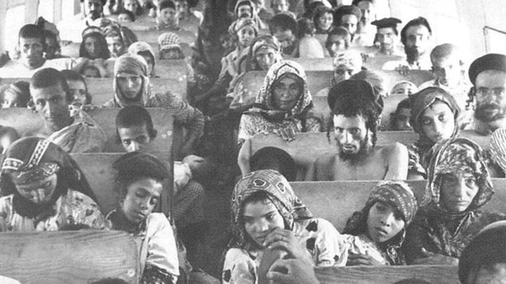 Yemenite Jews are shown en route from Aden to Israel during Operation Magic Carpet, circa 1950 [File photo]