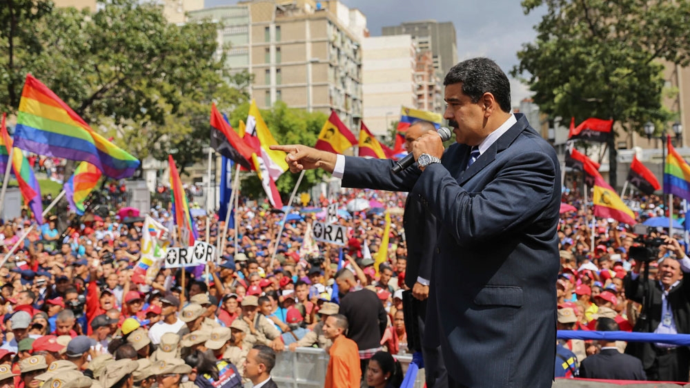 Maduro has accused the opposition of seeking a coup with US help   [AFP]