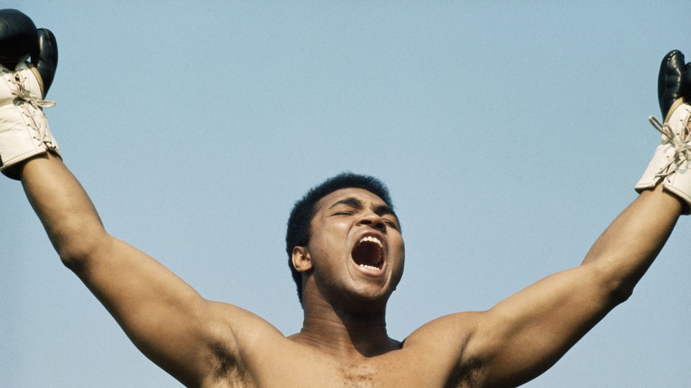 Muhammad Ali during training for his fight with Al 'Blue' Lewis, held in Dublin, Republic of Ireland in 1972 [Getty Images]