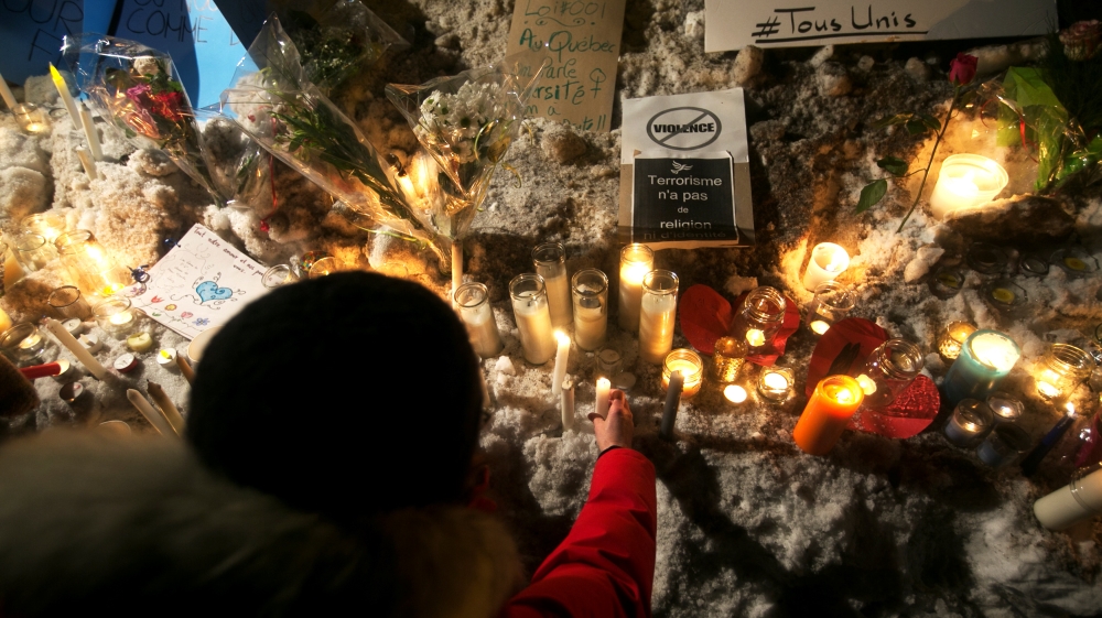 Vigils were held across Canada in the aftermath of the deadly attack [Christinne Muschi/Reuters]