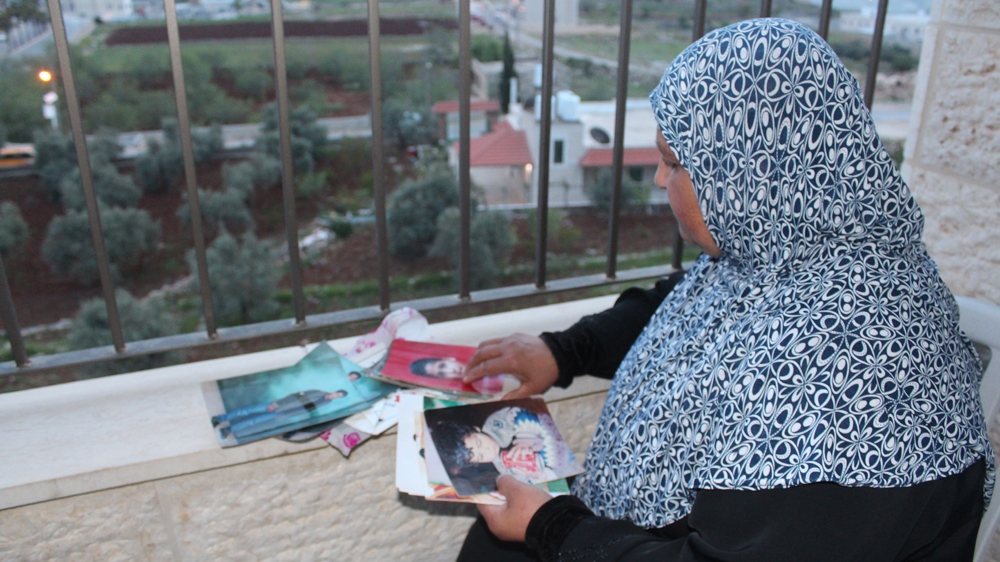 Anaam Hamed is waiting to be reunited with her detained son [Shatha Hammad/Al Jazeera]