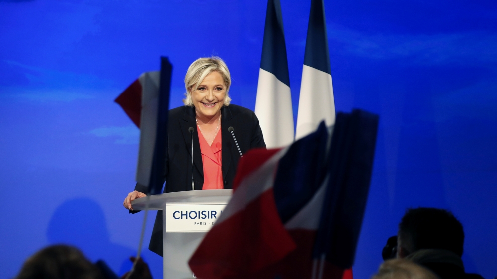 Macron's rival, Marine Le Pen, ran on an anti-immigration 