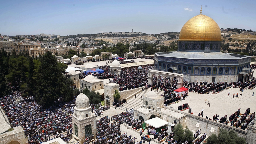 It was the first time that Friday prayers at al-Aqsa had been cancelled in decades [AP File]