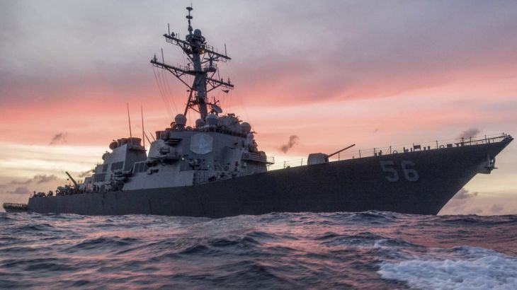 US Navy destroyer USS John S. McCain