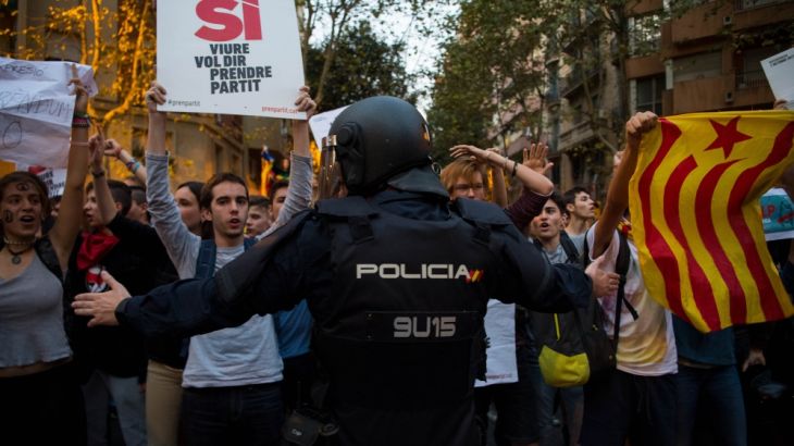 Spanish Police Storm Catalan Government Buildings
