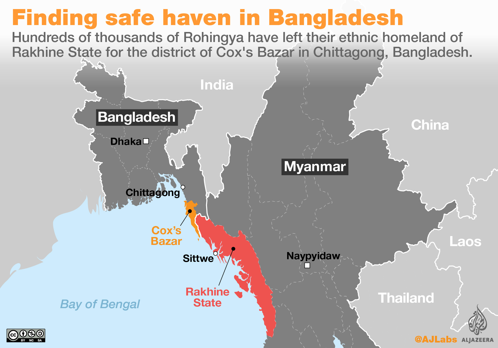 Rohingya location