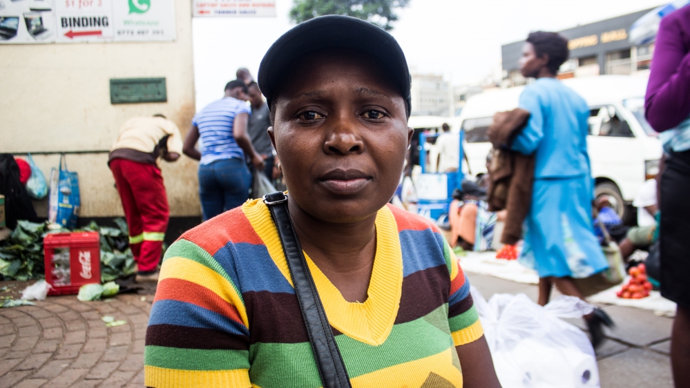 Mubaiwa says she wants police to stop arresting Zimbabwean vendors [Tendai Marima/Al Jazeera]