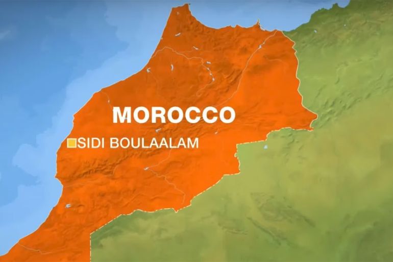 Map of Sidi Boulaalam in Morocco