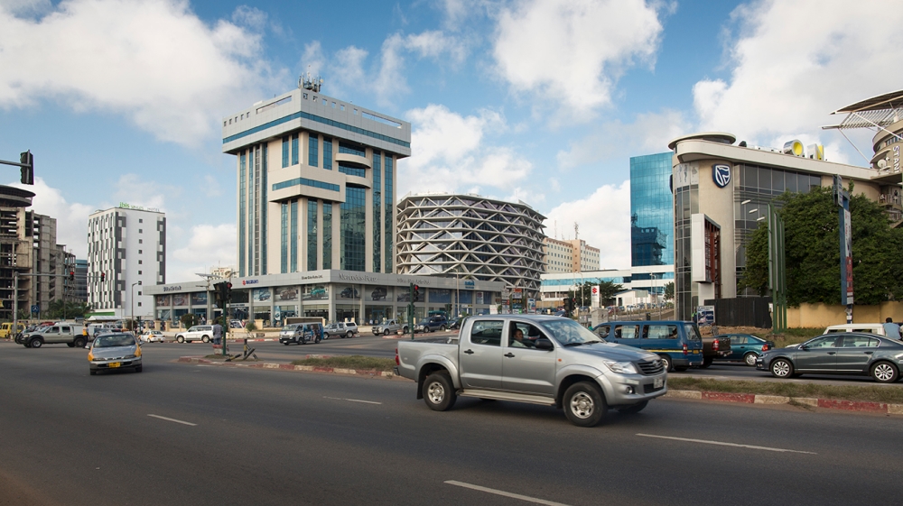 Modern architecture in Ghana's capital [Thomas Imo/Photothek via Getty Images]