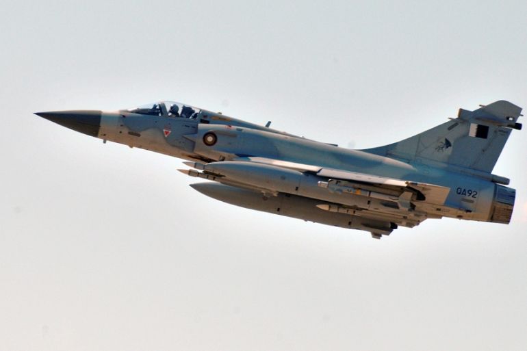 Qatar Air Force Mirage fighter jet