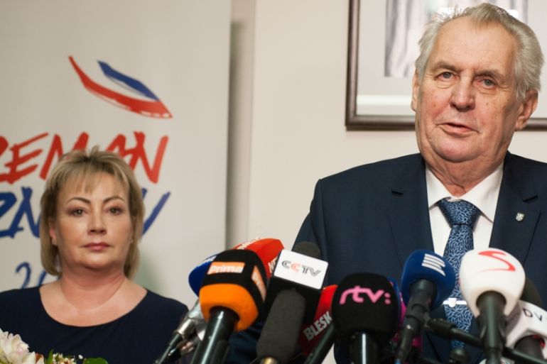 Milos Zeman re-election Czech Republic