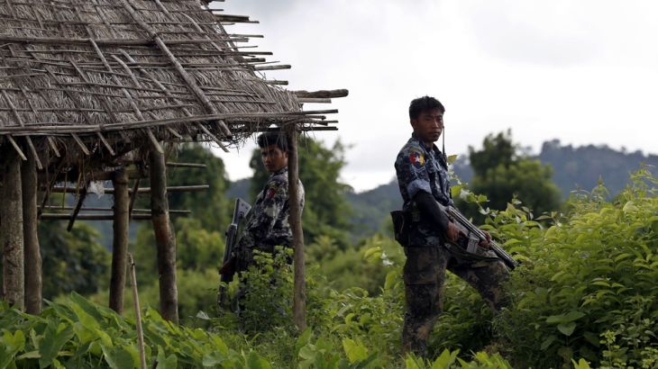 Rohingya killed by Myanmar soldiers