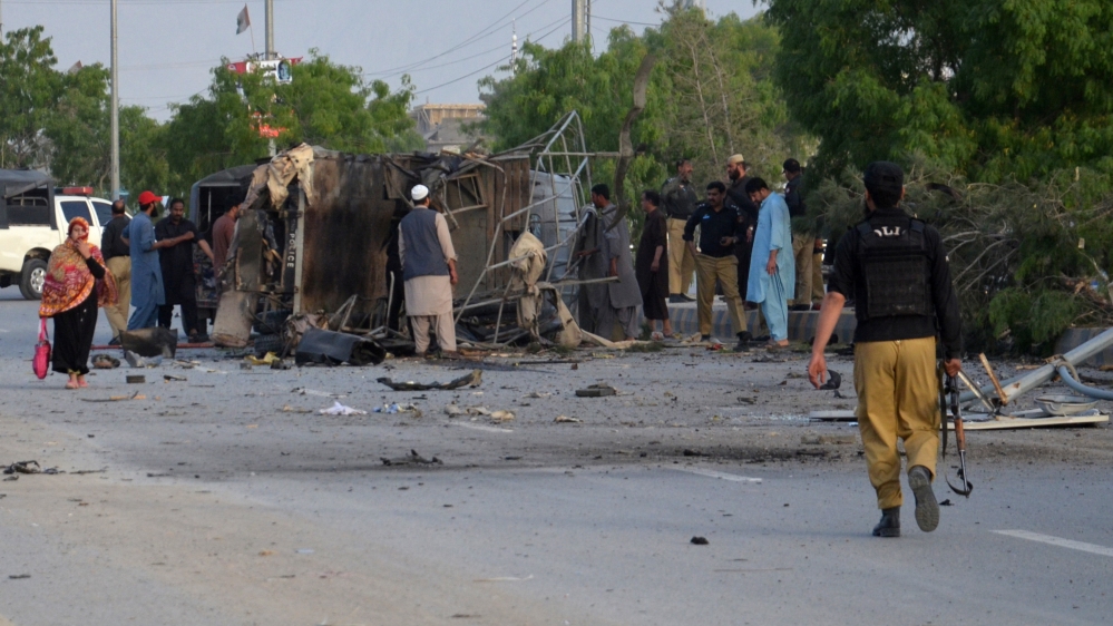 On Tuesday, at least three suicide bomb attacks hit the city of Quetta [Reuters]