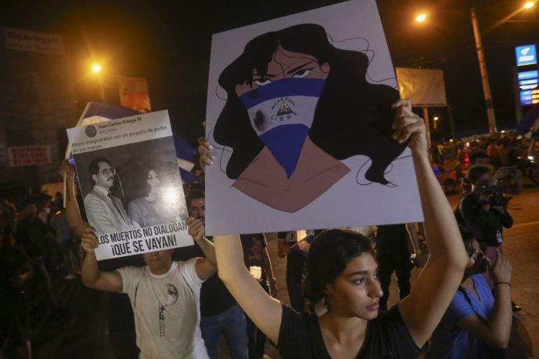 Nicaragua vigil