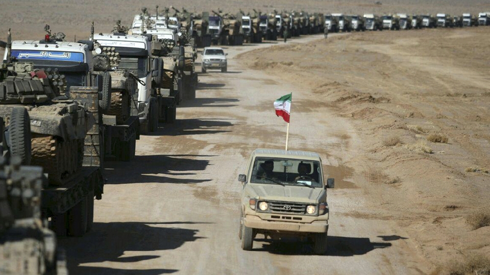 Iran's army in an infantry drill in central Esfahan province on Friday [Iranian army via AP]