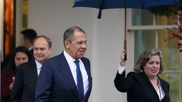 Lavrov in white house
