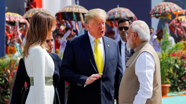 Trump and Modi, India