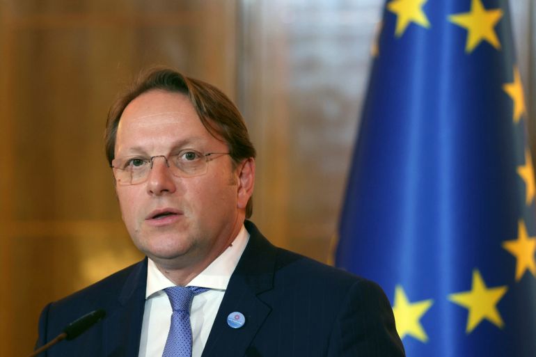 EU Commissioner for Neighborhood and Enlargement Oliver Varhelyi