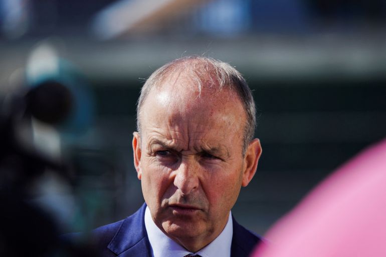 Irish Tanaiste, Minister for Foreign Affairs and Defence Micheal Martin
