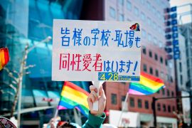 Japan has undergone a gradual shift towards greater acceptance of LGBTQ people [Keith Tsuji/Getty Images]