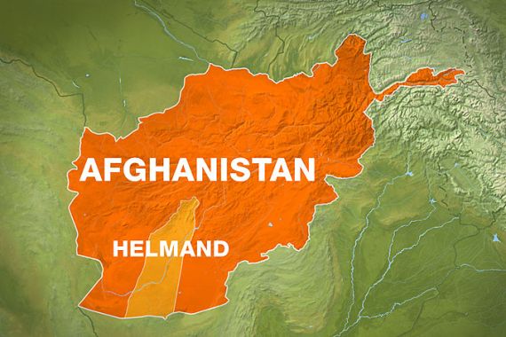 Helmand province map