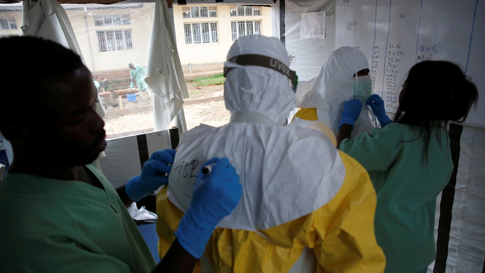 Ebola DRC health workers