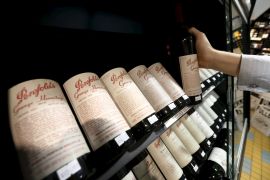 Australian wine accounted for 0.14 percent of Chinese wine imports In the first half of 2023, compared with 27.5 percent in 2020 before the duties were imposed [File: Jason Reed/Reuters]