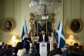 Yousaf was the Muslim head of a major political party and Scotland&rsquo;s youngest elected leader [Jeff J Mitchell/Reuters]